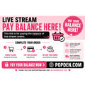 Live Stream Pay Balance Here